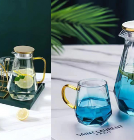 Glass drinking ware  