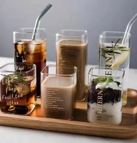 Glass drinking ware   