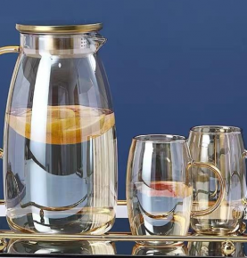 Glass drinking ware  